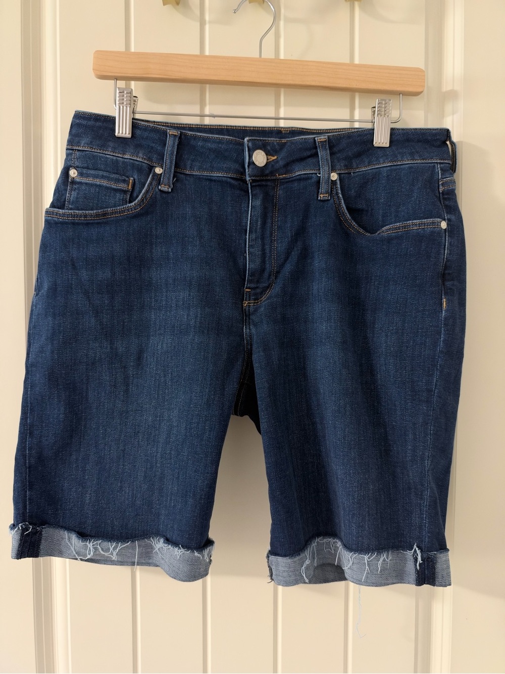 Mavi Dark Indigo Alexis Denim Shorts